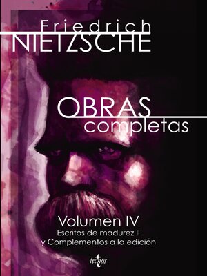 cover image of Obras completas, Volumen IV